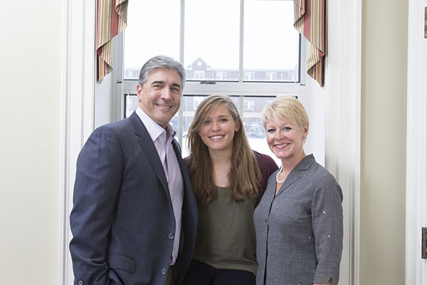 Leo, Marcy and Elizabeth Kelly