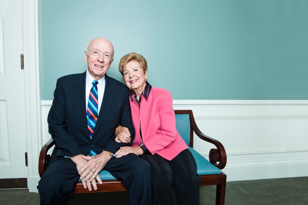 Joan Padula Campbell ’56 and her husband, Robert,